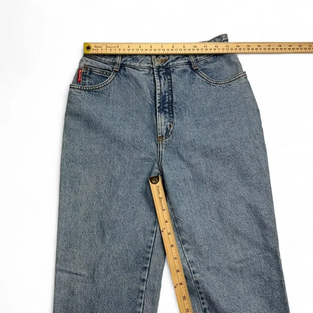 Vintage Bongo Gene Montesano High Waist Jeans Size 11 Made USA - Picture 8 of 8